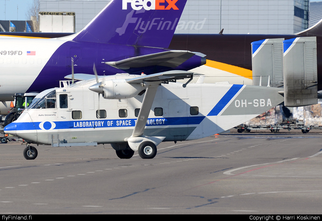 OH SBA Short SC7 Skyvan 3A 100 Aalto University 28 03 2013 